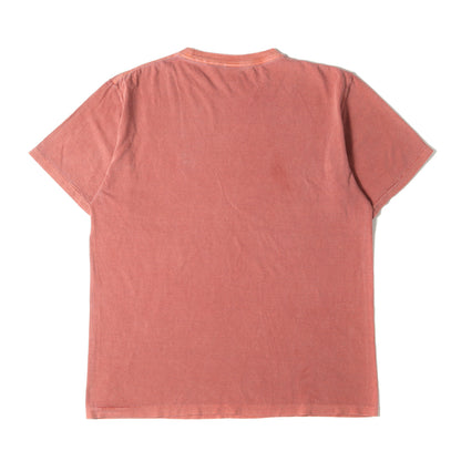 21SS ピグメント ウォッシュ加工 ワンポイント ロゴ 刺繍 Tシャツ (SD NEW BOHEMIA SIGN LOGO T)