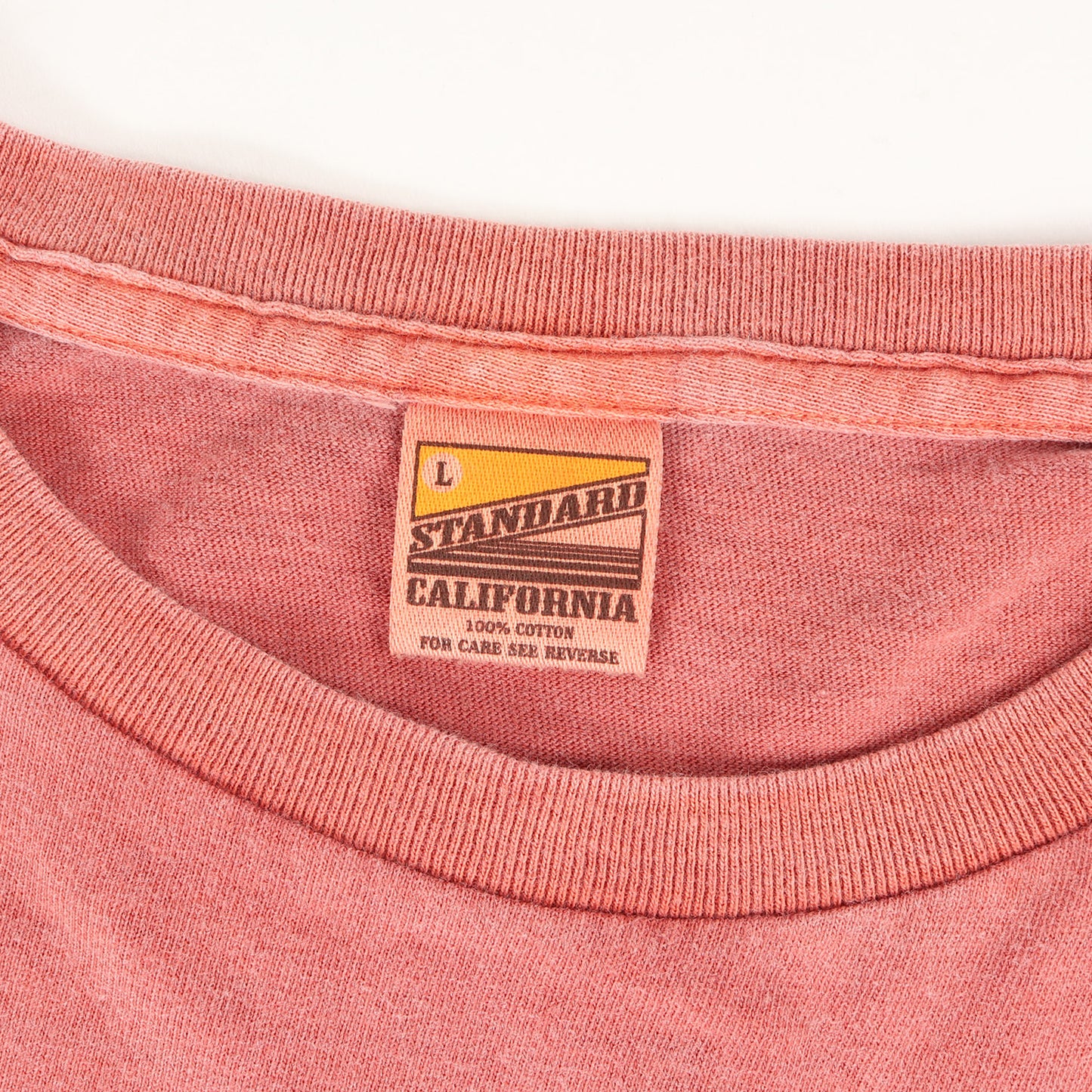 21SS ピグメント ウォッシュ加工 ワンポイント ロゴ 刺繍 Tシャツ (SD NEW BOHEMIA SIGN LOGO T)