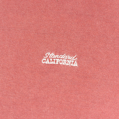 21SS ピグメント ウォッシュ加工 ワンポイント ロゴ 刺繍 Tシャツ (SD NEW BOHEMIA SIGN LOGO T)