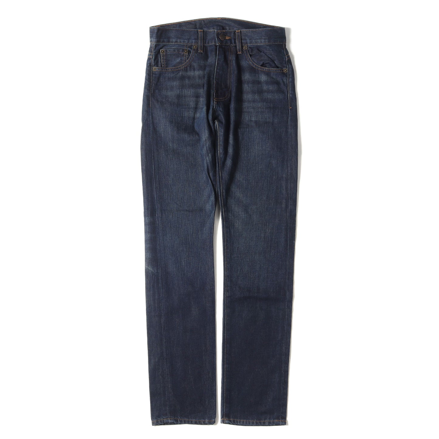 ウォッシュ加工 スリムフィット スーピマコットン デニム パンツ / ジーンズ SLIM FIT USA製