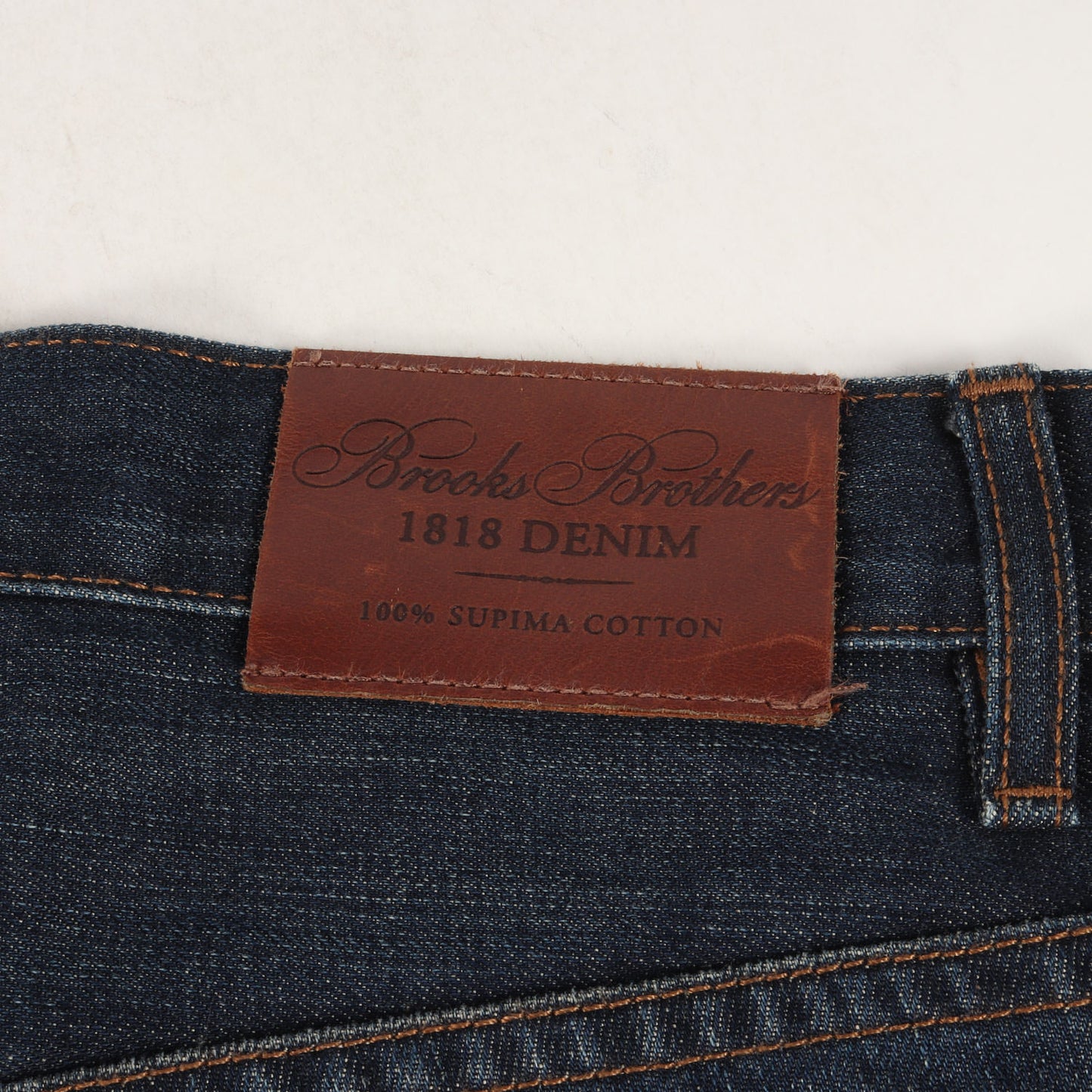 ウォッシュ加工 スリムフィット スーピマコットン デニム パンツ / ジーンズ SLIM FIT USA製