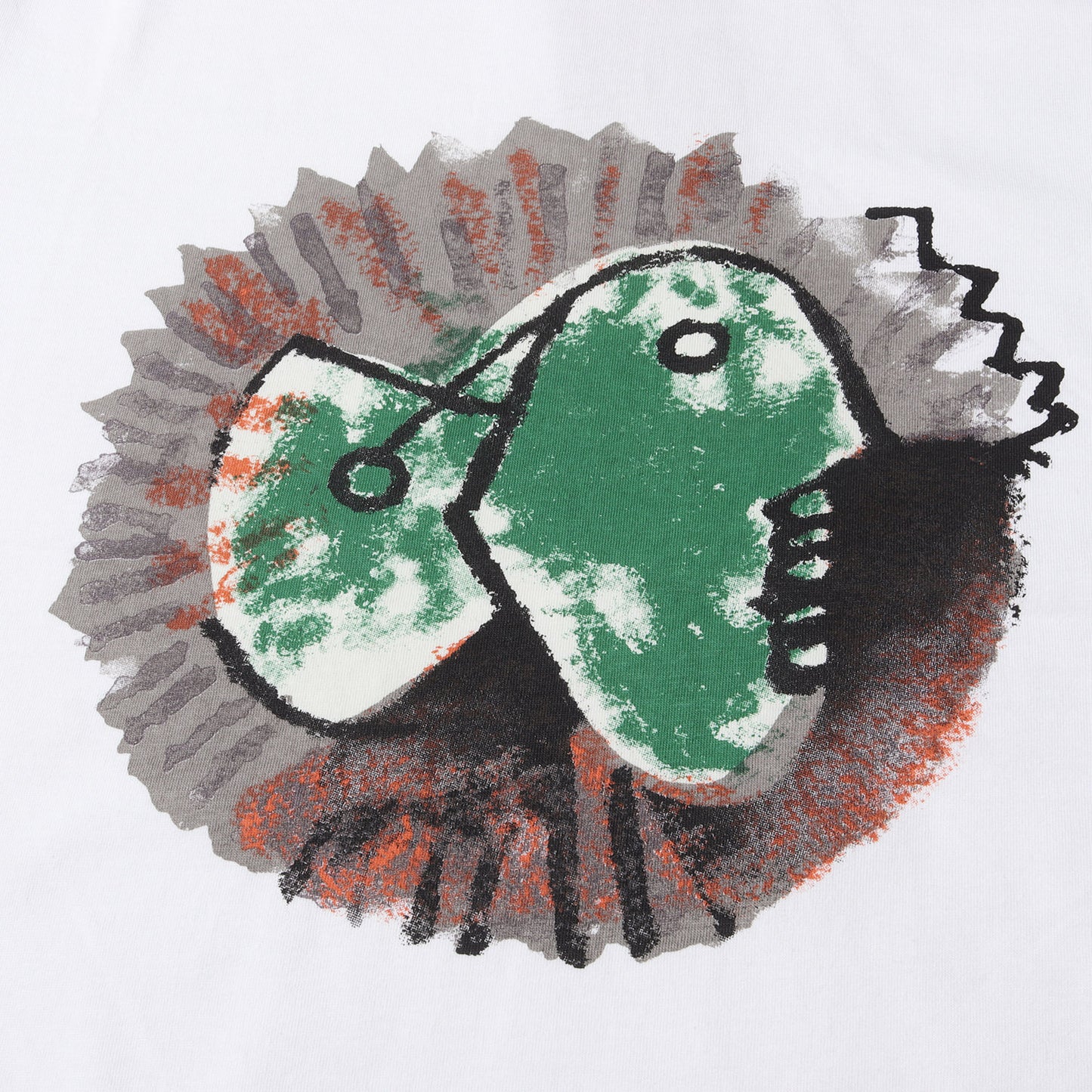 フロント グラフィック プリント Tシャツ (4049306)
