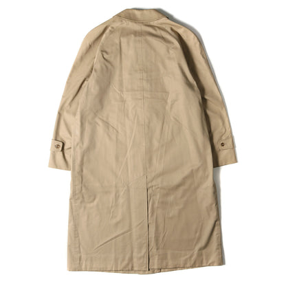 コットンポリ ツイル ギャバ ステンカラー コート / バルマカーン OF LONDON イングランド製