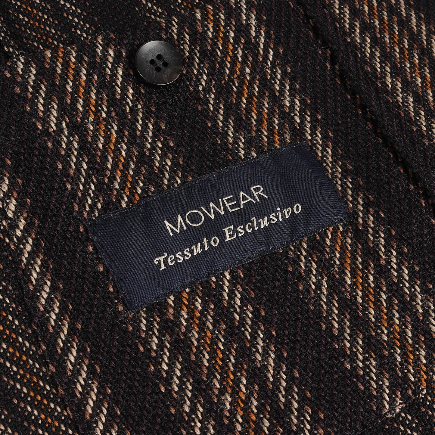 ブートニエール付き ストライプ ストレッチ ウール コットン ツイード 3B テーラード ジャケット(JU93AQ43 IPA57537)