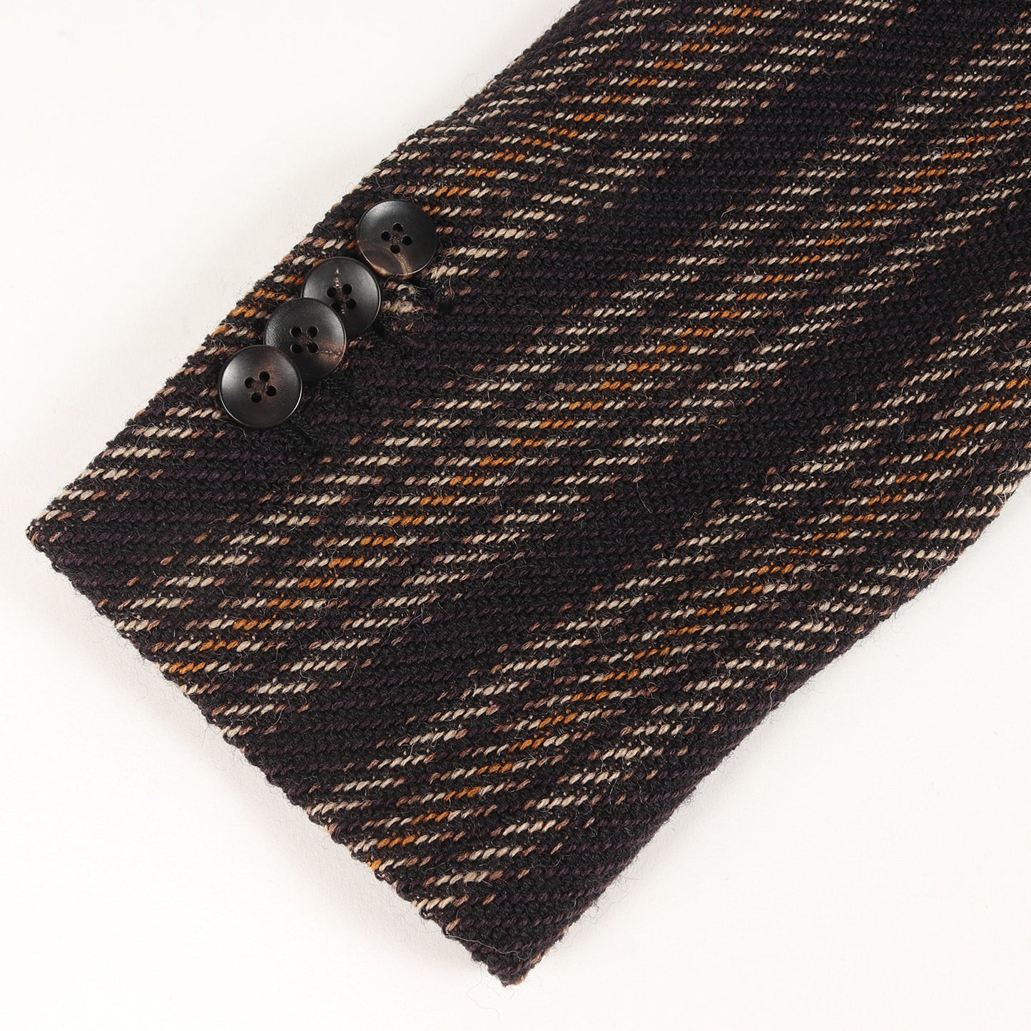 ブートニエール付き ストライプ ストレッチ ウール コットン ツイード 3B テーラード ジャケット(JU93AQ43 IPA57537)