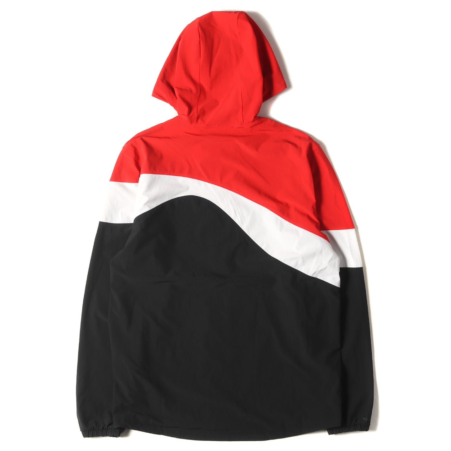 21AW ラインデザイン メッシュ ウーブン ジャケット / ナイロン パーカー トレーニング