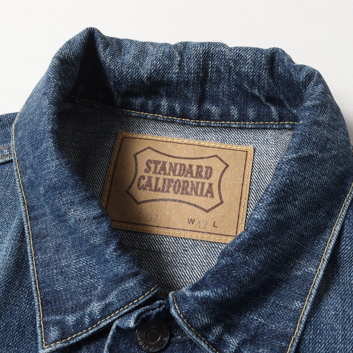 22SS ヴィンテージ加工 3rd タイプ デニム ジャケット (SD Denim Jacket S957 Vintage Wash) / トラッカー Gジャン