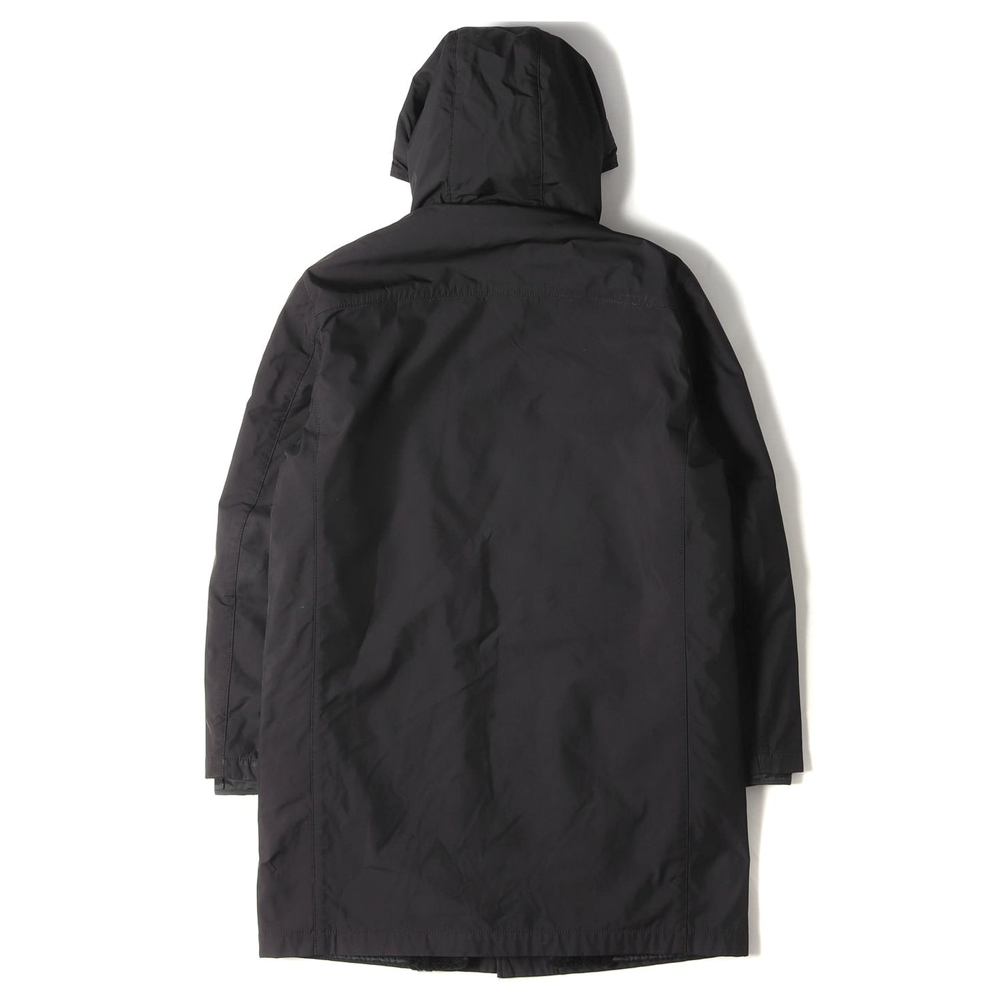 2WAY ファー ボア フリース パテッド キルト ライナー フーデッド コート / 中わた アーカイブ Y2K