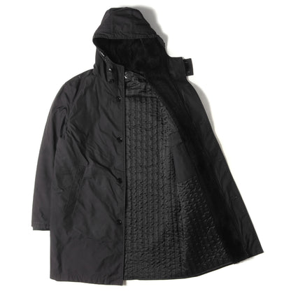 2WAY ファー ボア フリース パテッド キルト ライナー フーデッド コート / 中わた アーカイブ Y2K