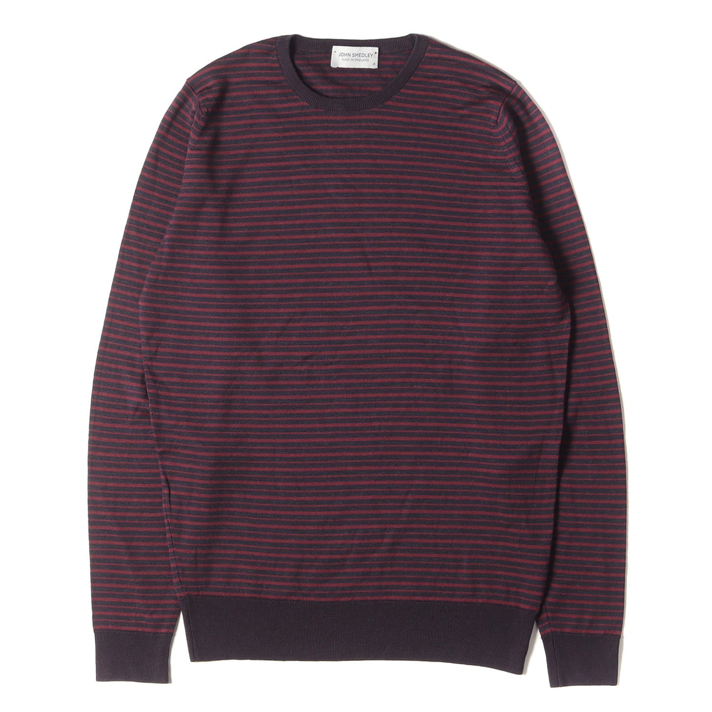 ボーダー ハイゲージ ウール ニット / セーター プルオーバー ニットソー