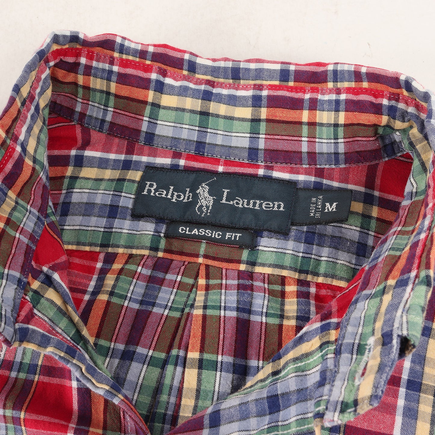 ワンポイント ポニー 刺繍 マドラスチェック ボタンダウン シャツ / 長袖 CLASSIC FIT B.D フォーマル アメカジ アメトラ トラッド