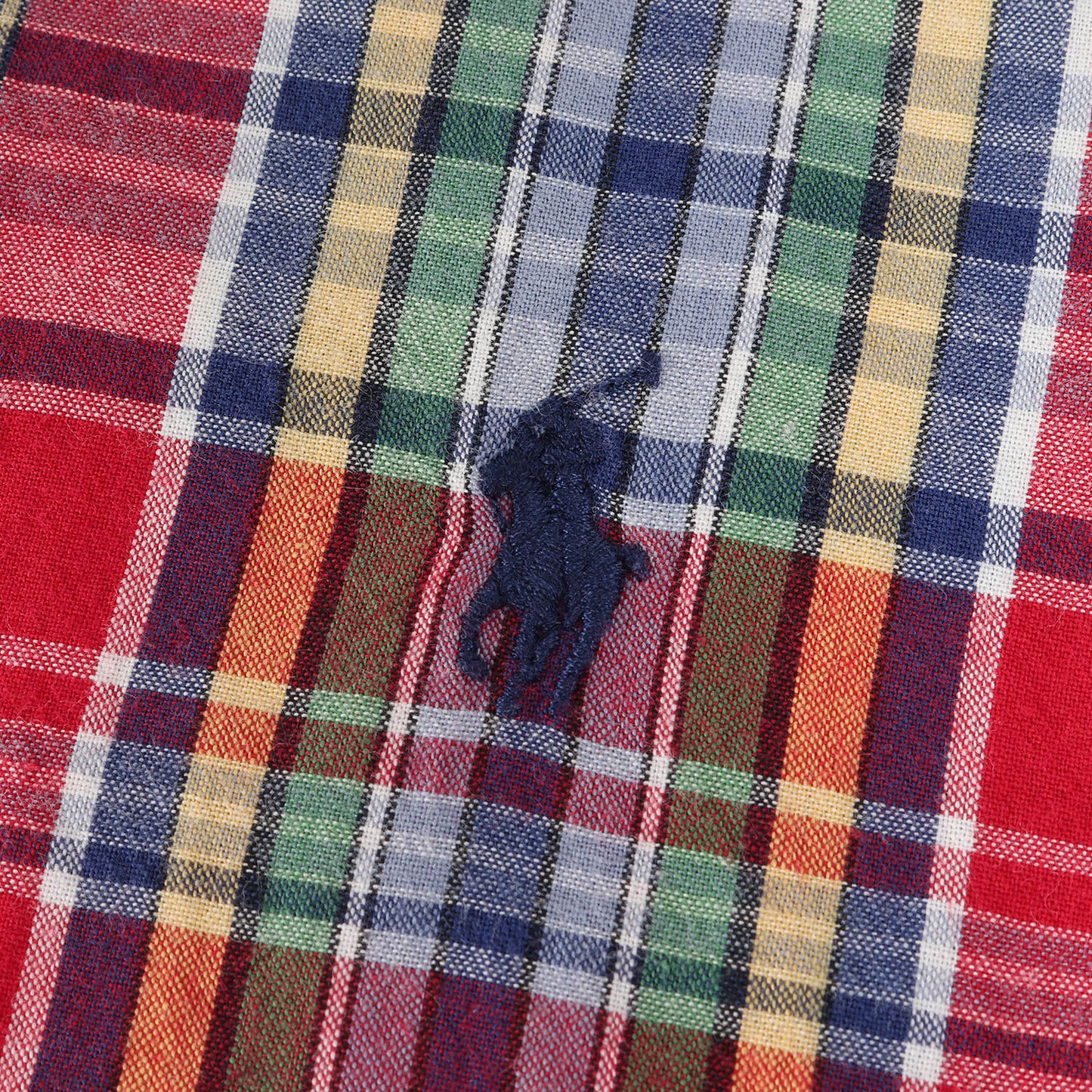 ワンポイント ポニー 刺繍 マドラスチェック ボタンダウン シャツ / 長袖 CLASSIC FIT B.D フォーマル アメカジ アメトラ トラッド