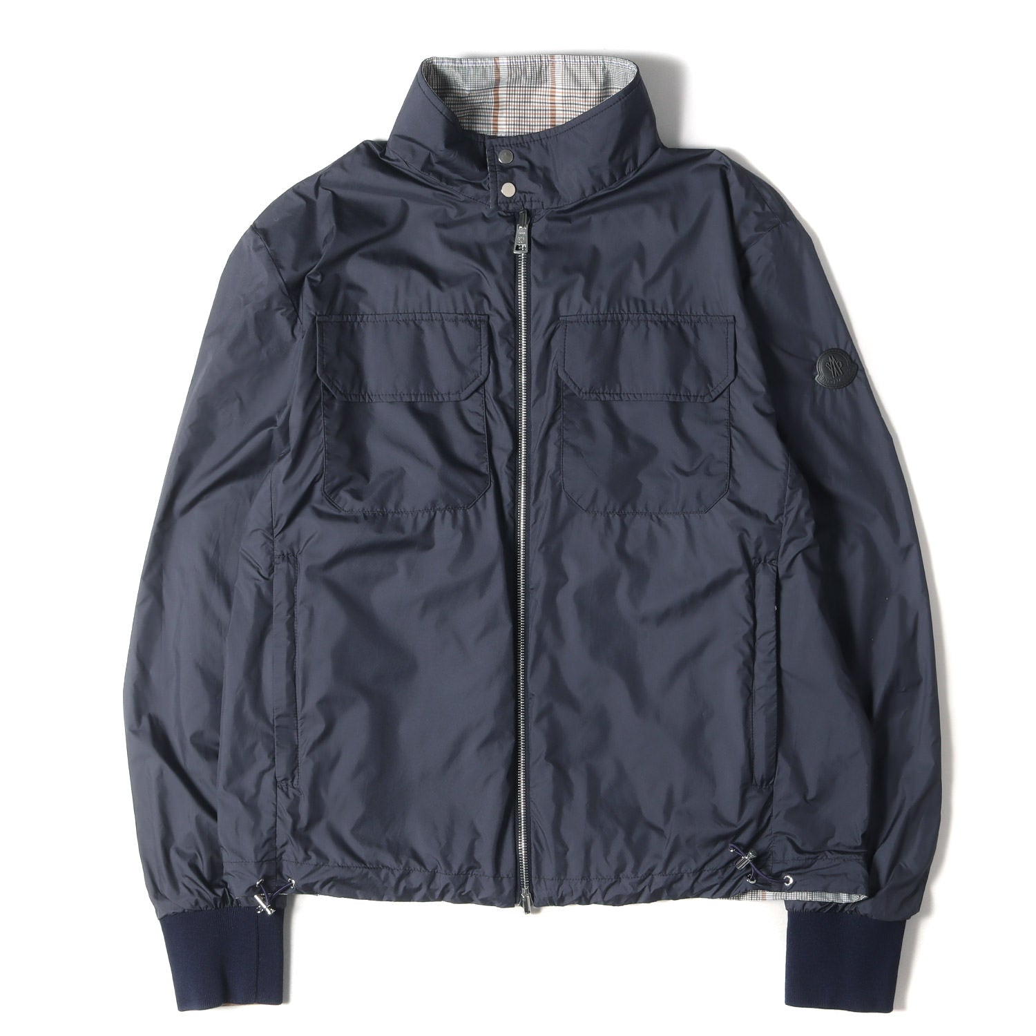 MONCLER (モンクレール) 23AW ハウスチェック リバーシブル ハイネック ナイロン ダブルジップ ブルゾン (FLAMENNE  I10911A00128 M2956) / ジャケット - ブランド古着の通販・買取 | BEEGLE by Boo-Bee