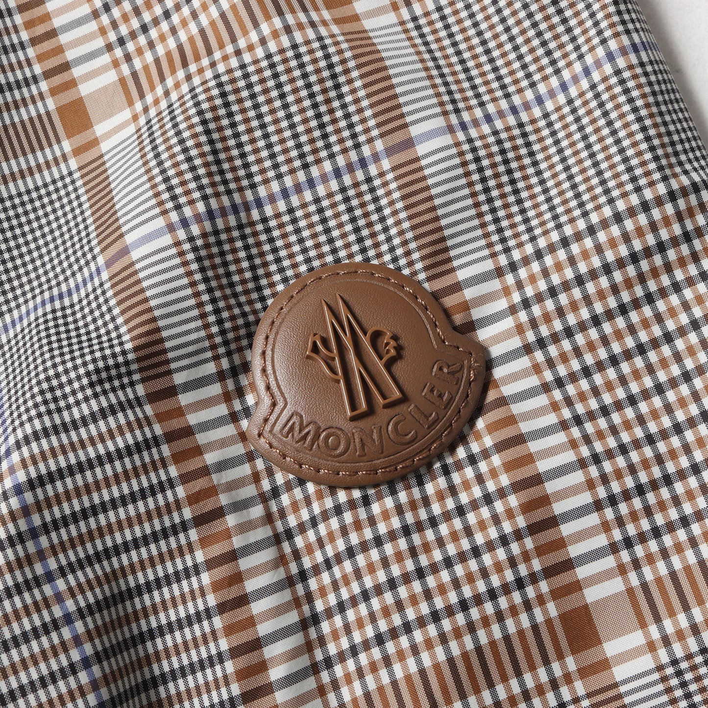 23AW ハウスチェック リバーシブル ハイネック ナイロン ダブルジップ ブルゾン (FLAMENNE I10911A00128 M2956) / ジャケット