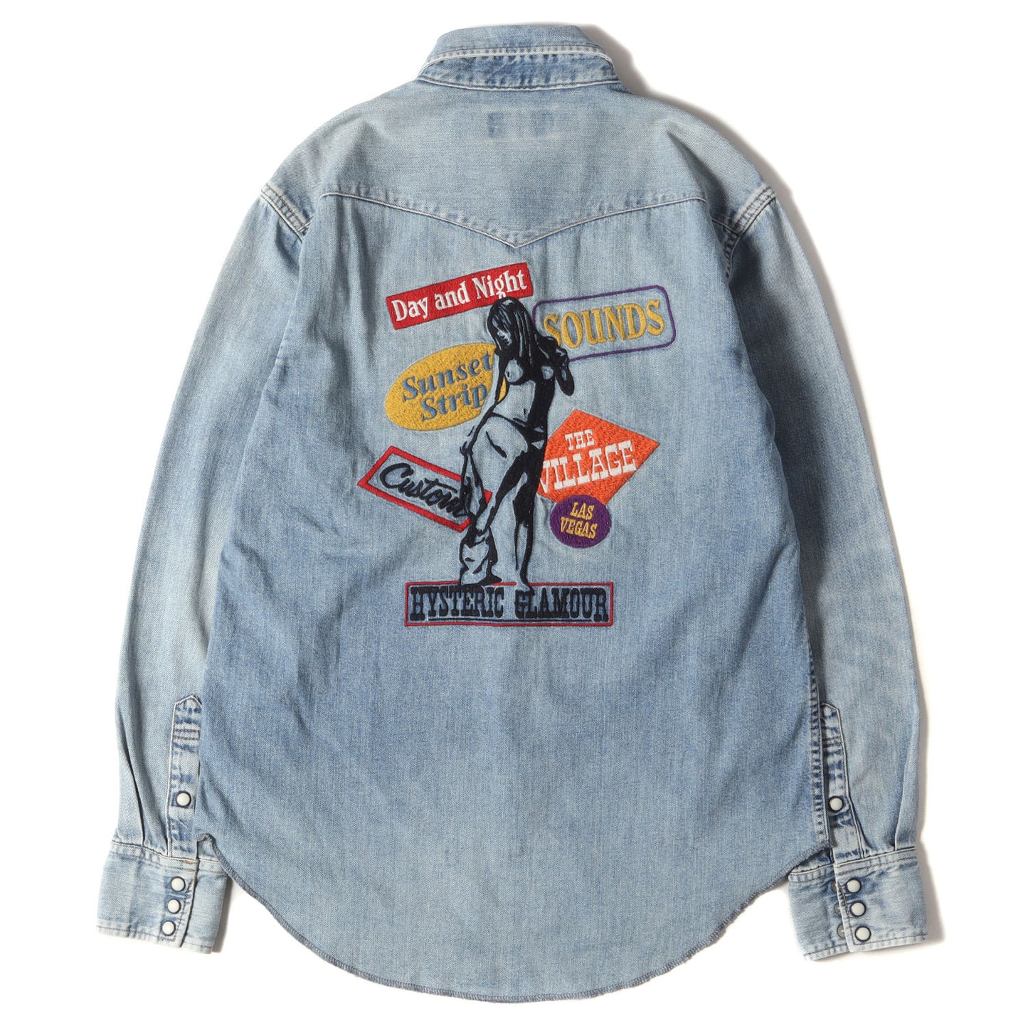 HYSTERIC GLAMOUR (ヒステリックグラマー) 22AW SUNSET STRIP 刺繍 
