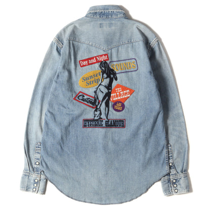 HYSTERIC GLAMOUR (ヒステリックグラマー) 22AW SUNSET STRIP 刺繍 