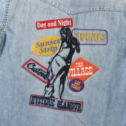 HYSTERIC GLAMOUR (ヒステリックグラマー) 22AW SUNSET STRIP 刺繍 