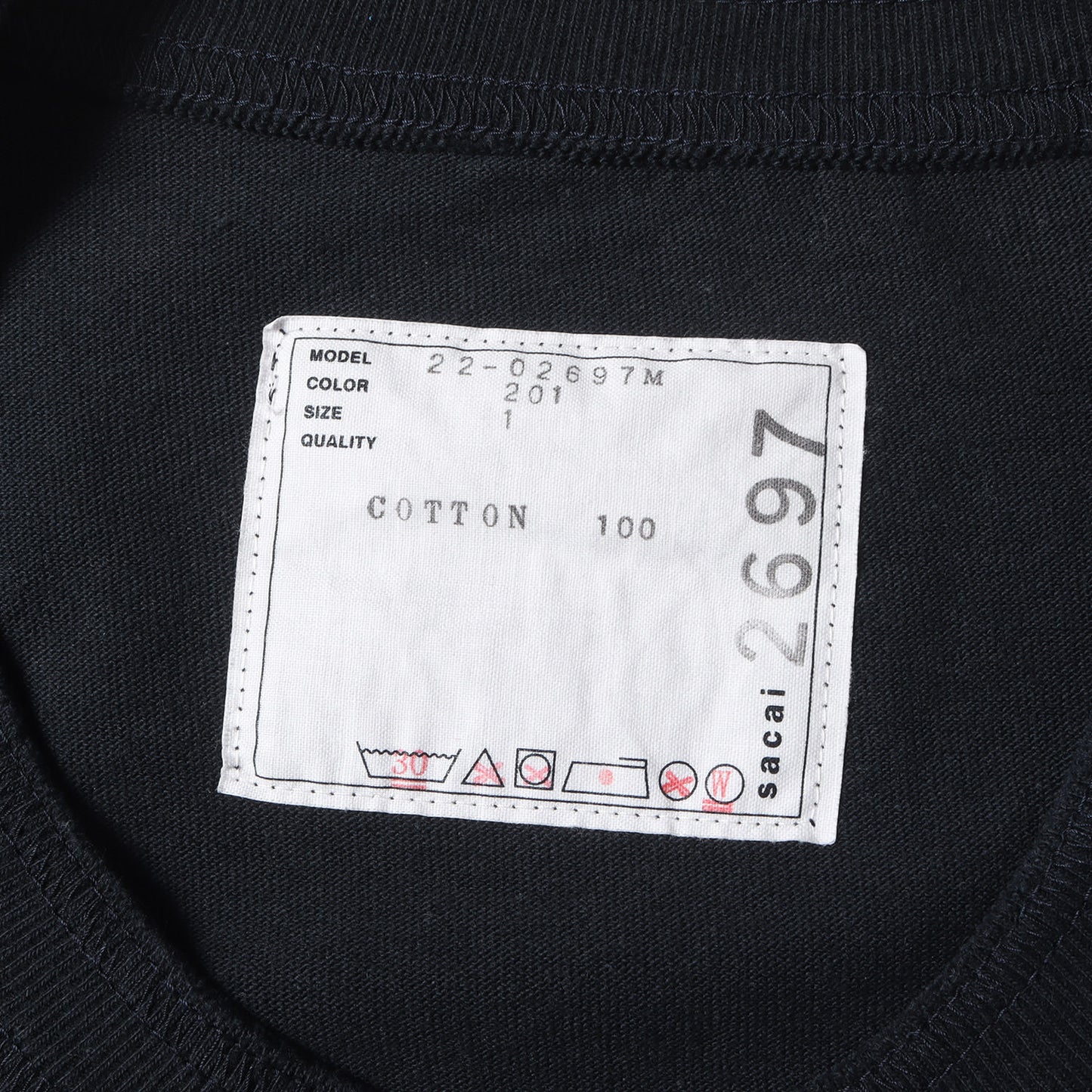 22SS ペイズリー バンダナ 切替 ジップポケット Tシャツ (Bandana Print T-Shirt 22-02697M)