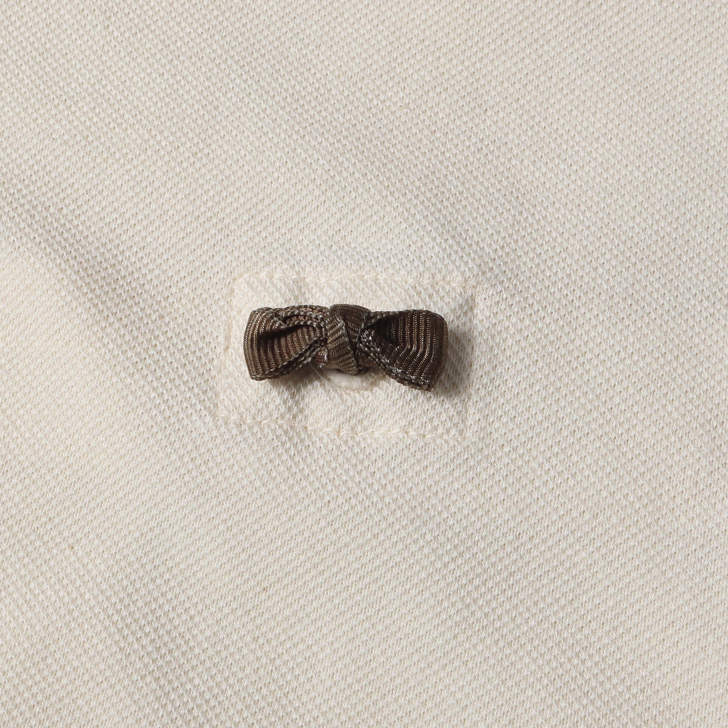 ワンポイント リボン ボタンダウン 鹿の子 半袖 シャツ (OFFICERS SH SS JERSEY 8050011041) / B.D