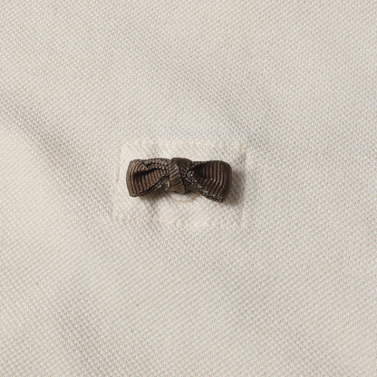 ワンポイント リボン ボタンダウン 鹿の子 半袖 シャツ (OFFICERS SH SS JERSEY 8050011041) / B.D