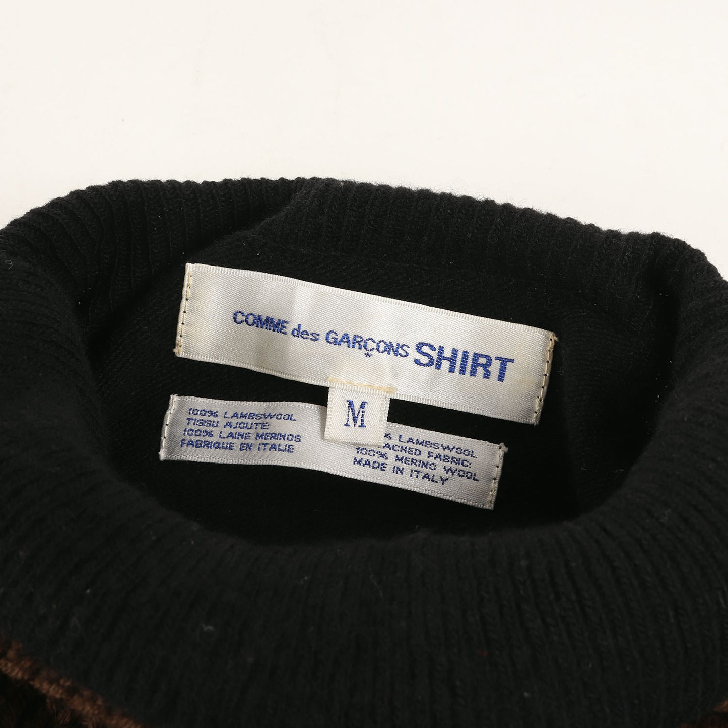 ハイネック レイヤード プルオーバー ニット ベスト