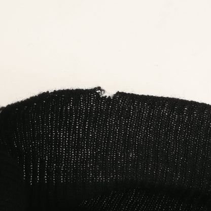 ハイネック レイヤード プルオーバー ニット ベスト