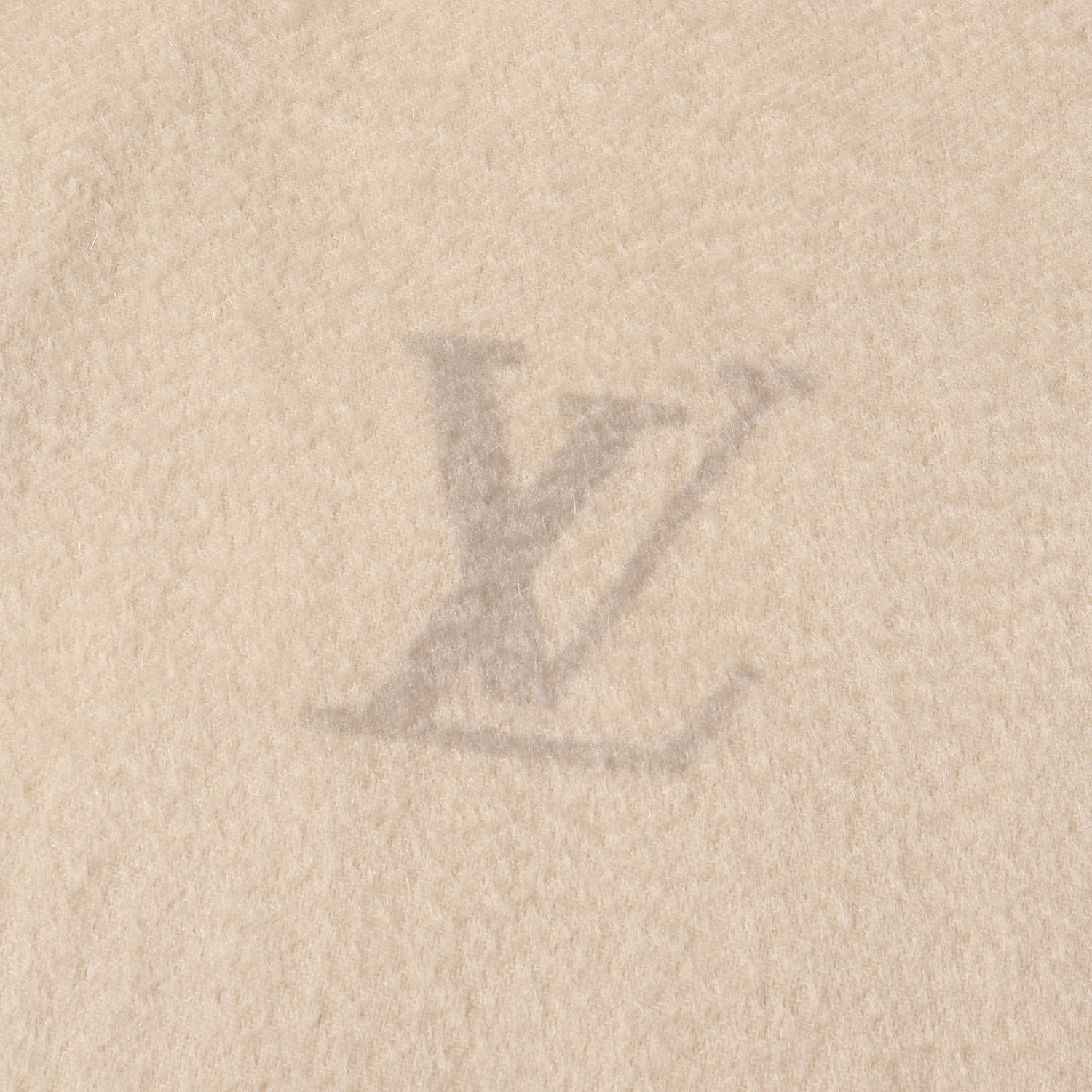 美品✨　ルイヴィトン　カシミヤ混　モノグラム　エシャルプ　マフラー　フリンジ LOUIS VUITTON (ルイヴィトン) エシャルプ ジェラム フリンジ