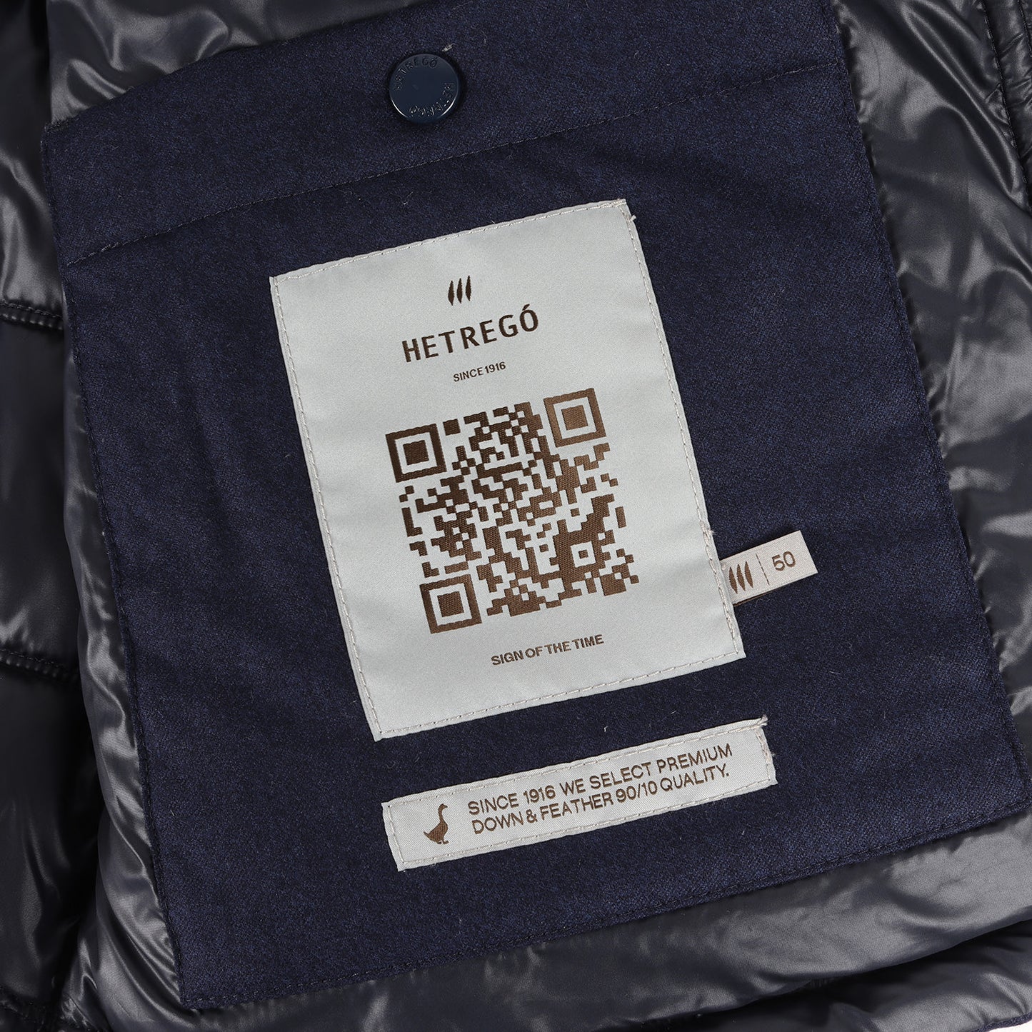 VITALE BARBERIS CANONICO SUPER 120S カノニコ ウール ポリ コンビ フード付き ハイネック ダウン ジャケット (KAUS 8D503) / ブルゾン カウス