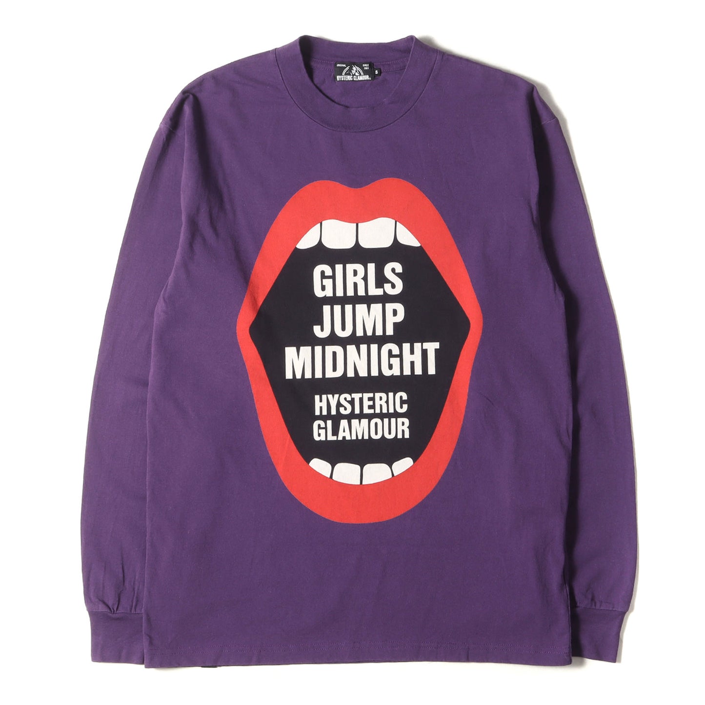 20AW HYS LIPS ロゴ ロングスリーブ  Tシャツ (02203CL13) / 長袖 カットソー ロンT