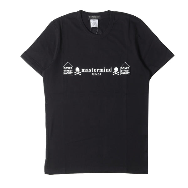 mastermind JAPAN (マスターマインドジャパン) × Dover Street Market クロススカル ロゴ プリント  バインダーネック Tシャツ (DMA2-TS07-316 FOR DSM) - ブランド古着の通販・買取 | BEEGLE by Boo-Bee