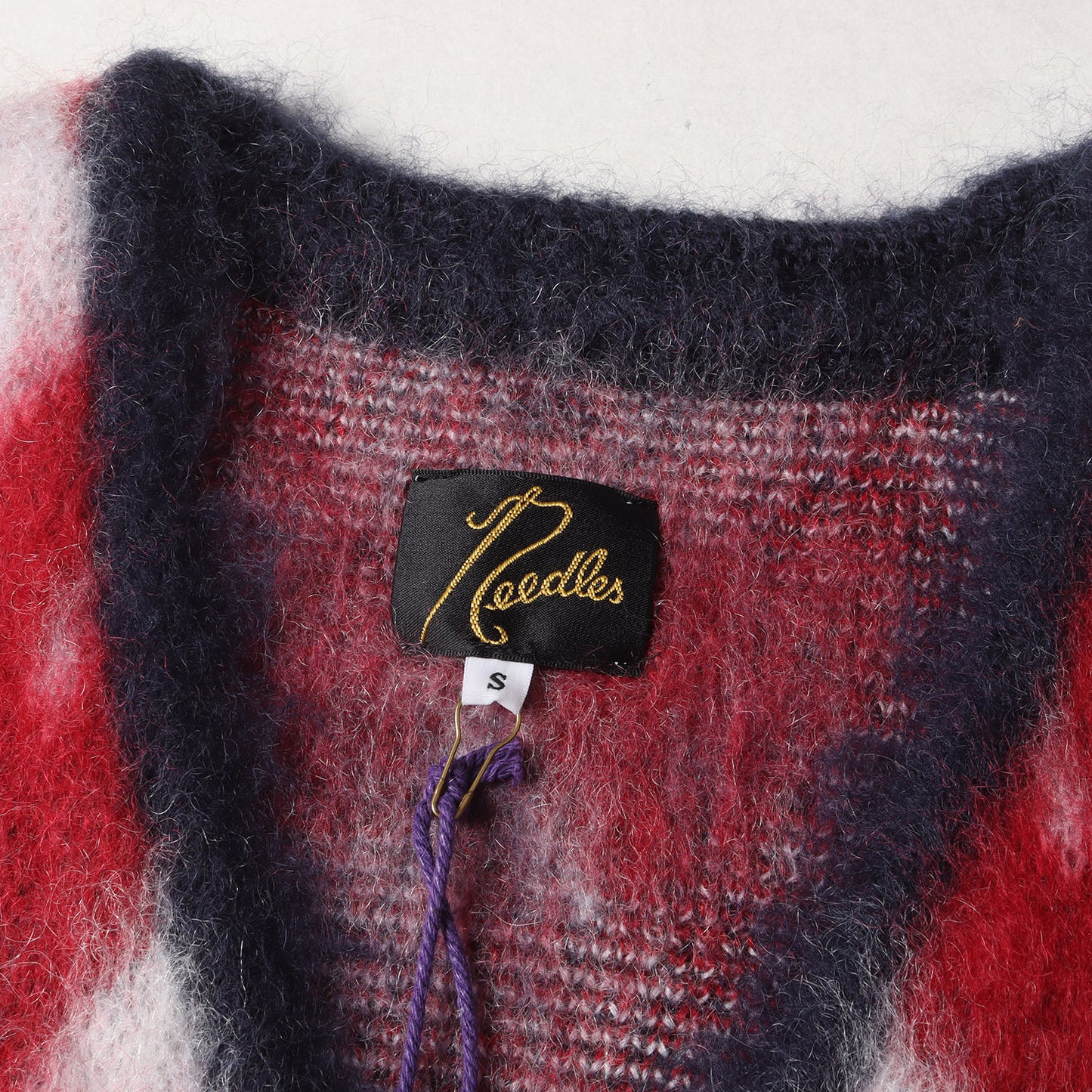 23AW ダイヤモンド 柄 モヘア ニット カーディガン (MOHAIR CARDIGAN DIAMOND NS280) / セーター