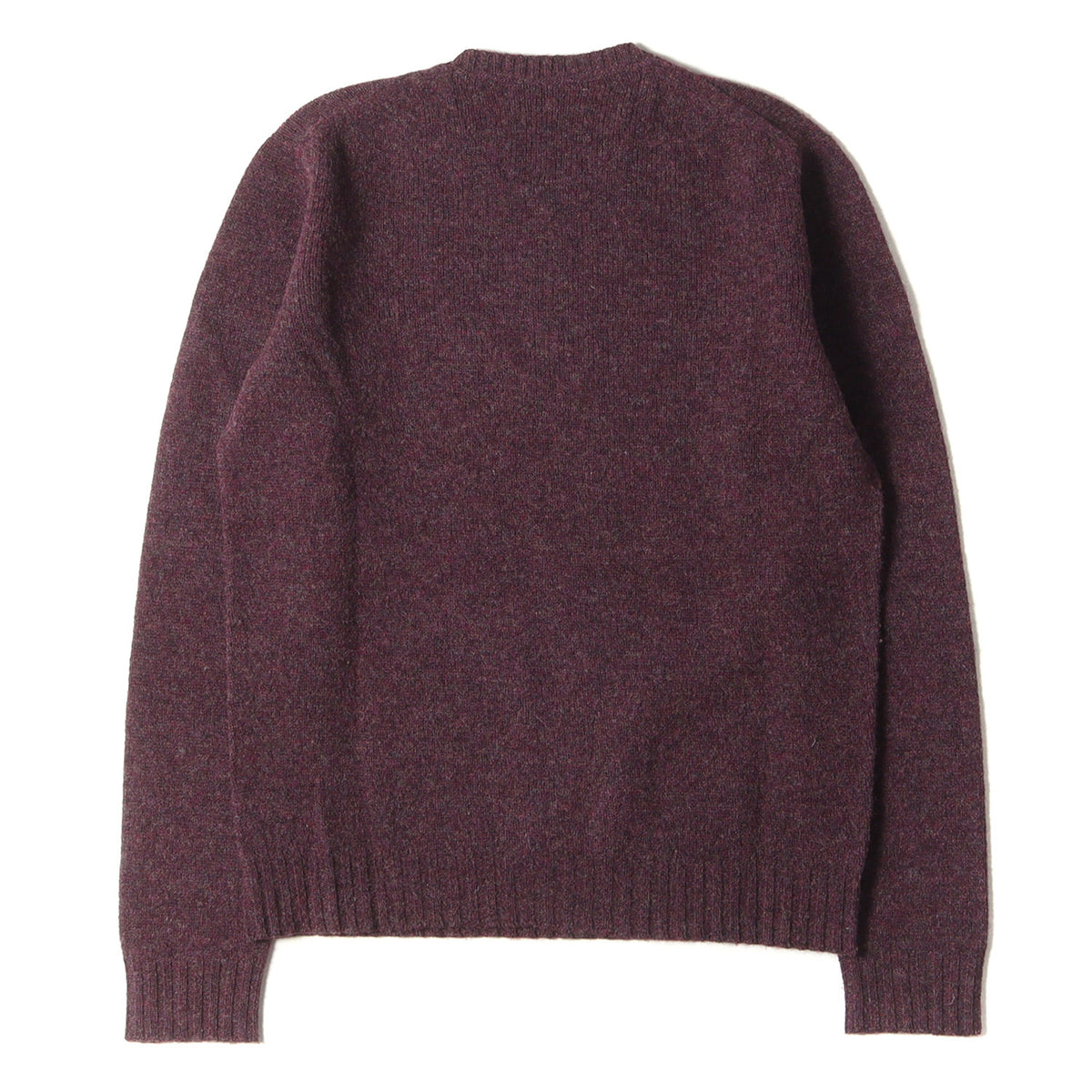 メランジ ウール クルーネック ニット / セーター プルオーバー
