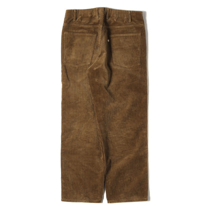 19AW コーデュロイ テーパード ワーク パンツ (19FWPT801) / ジッパーフライ トラウザーズ 太畝