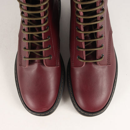 23AW サイドジップ レースアップ ブーツ (10EYELET ROUND TOE ZIP-UP BOOTS 23C-S-08-01) / シューズ