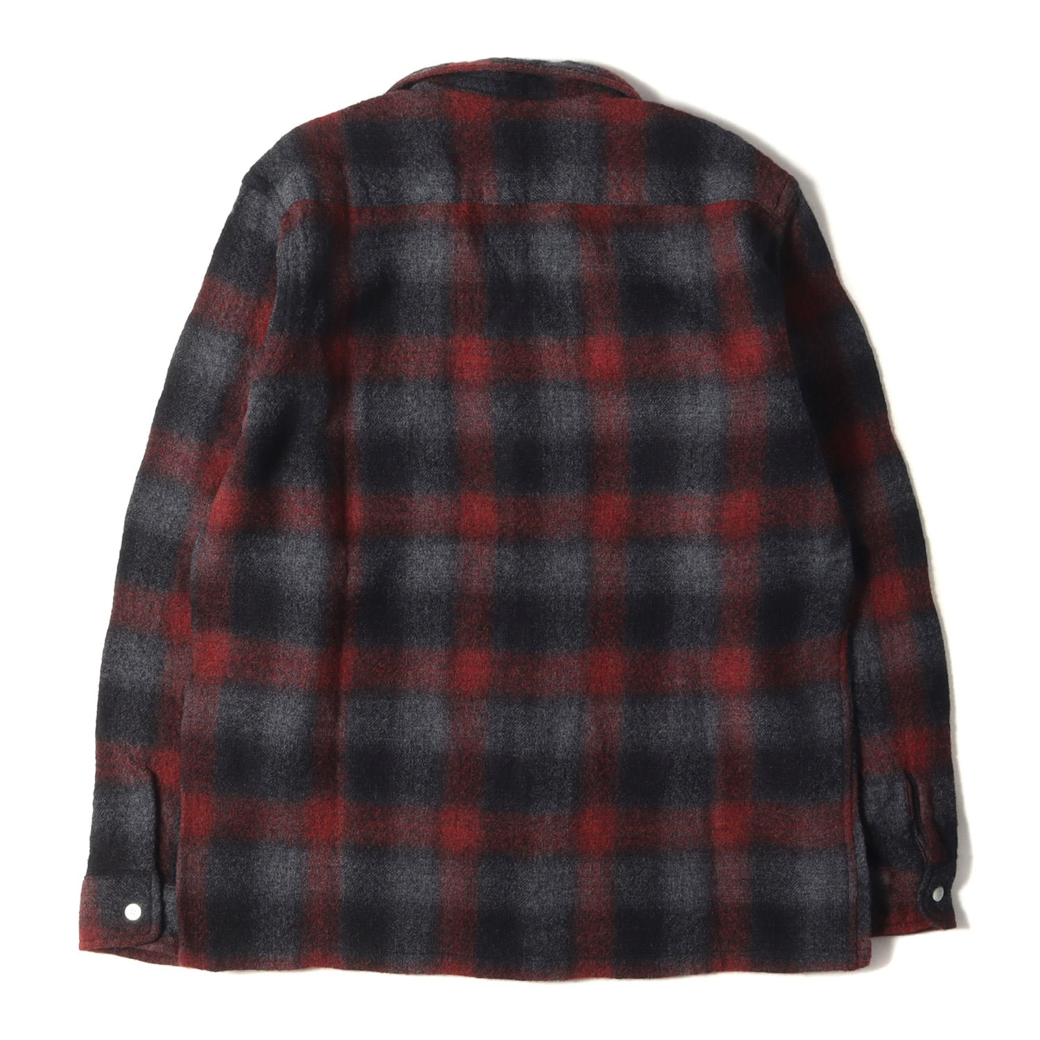 STANDARD CALIFORNIA (スタンダードカリフォルニア) 22AW オンブレチェック オープンカラー ウール シャツ (SD Wool  Check Shirt) / 長袖 開襟 - ブランド古着の通販・買取 | BEEGLE by Boo-Bee