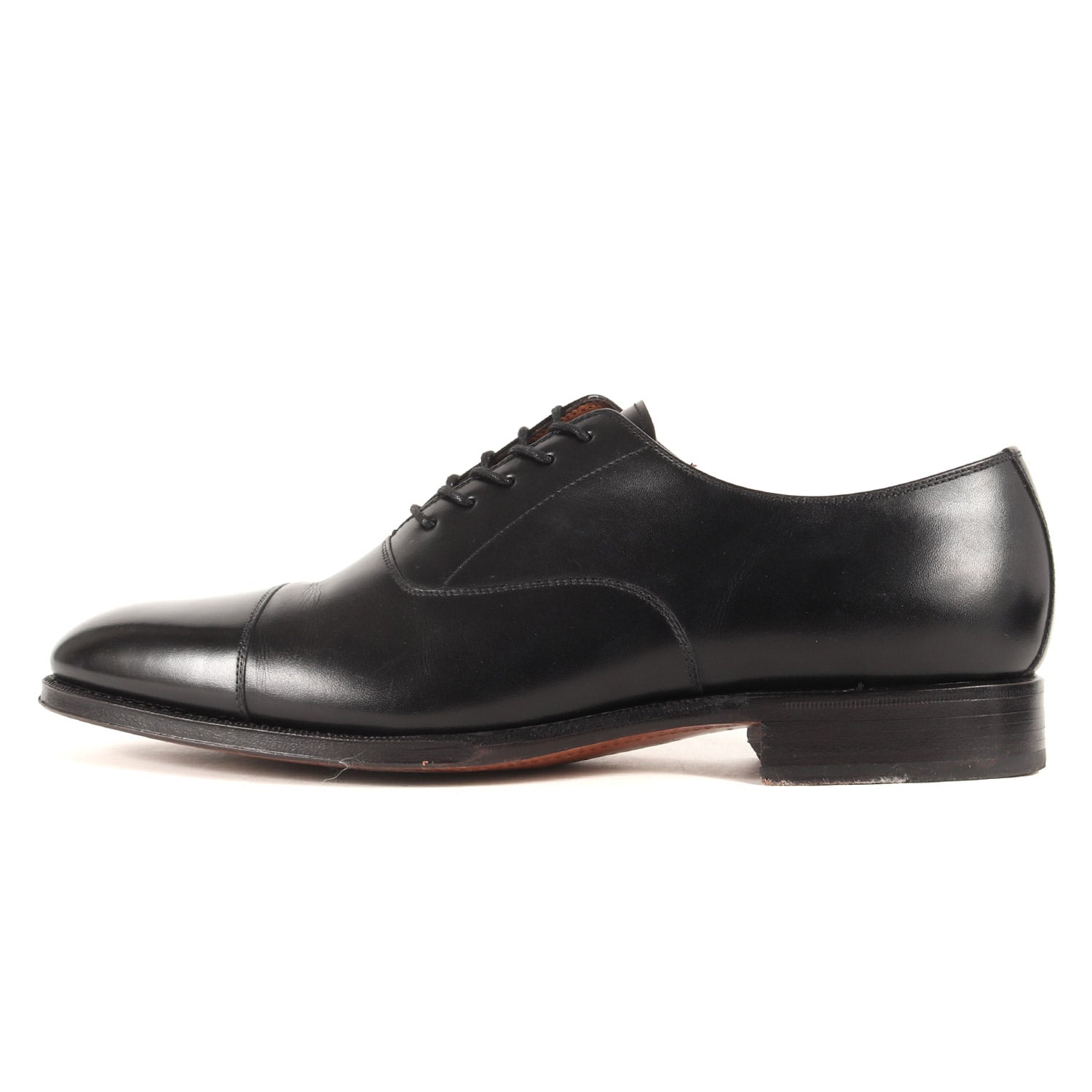 YANKO (ヤンコ) ストレートチップ カーフレザー ドレス シューズ (Cap Toe Oxford in Black Box Calf  Leather 14660) / オックスフォード 革靴 短靴 内羽根 ビジネス フォーマル - ブランド古着の通販・買取 | BEEGLE by  Boo-Bee