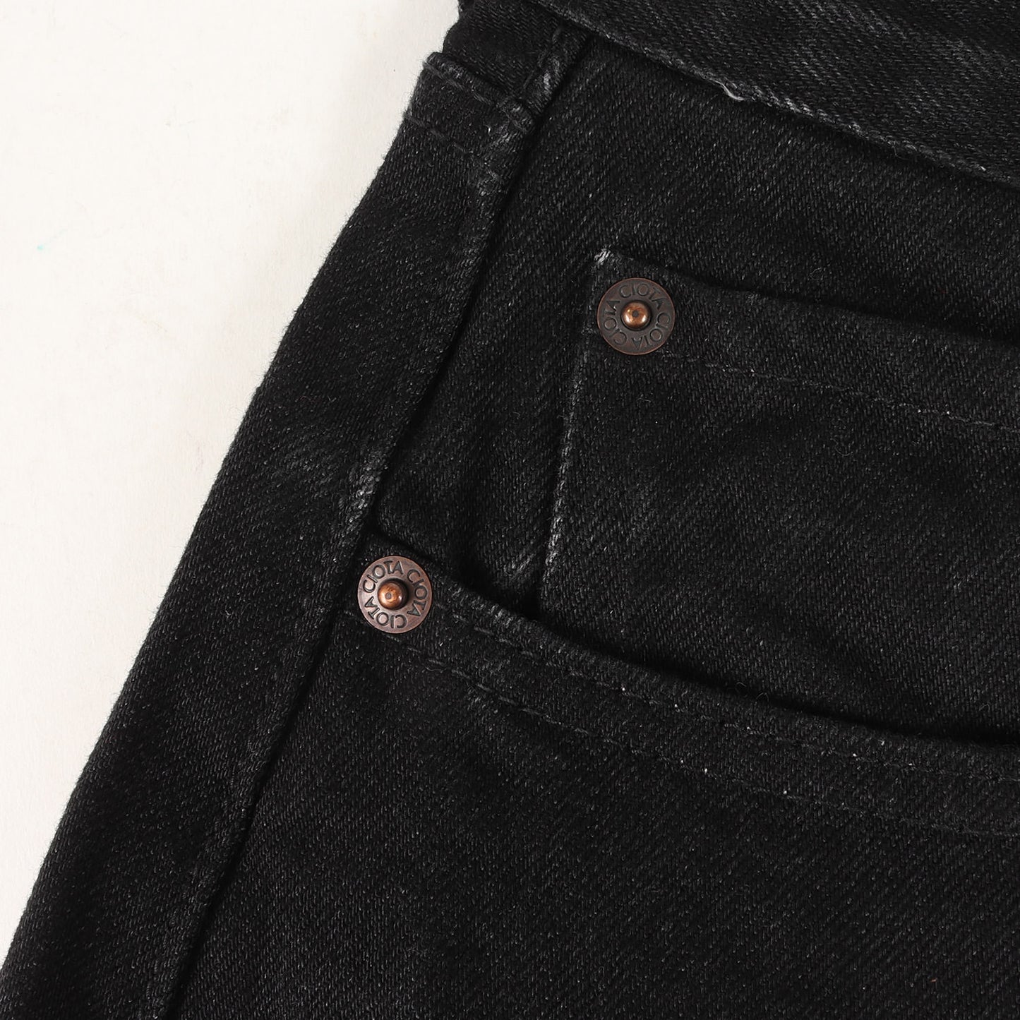 スビンコットン 13.5oz テーパード デニム パンツ (PTM-2TP) / ジッパーフライ ジーンズ