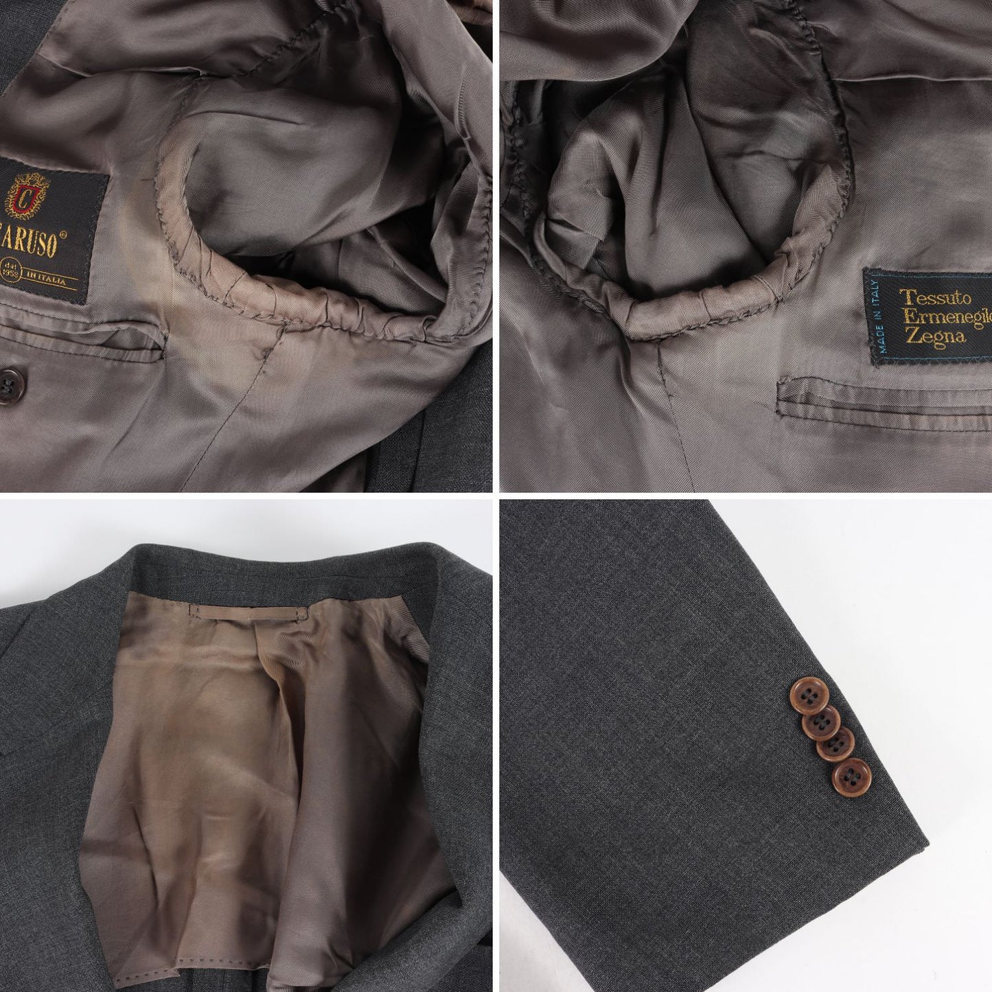 × Ermenegildo Zegna モヘア ウール スーツ セットアップ