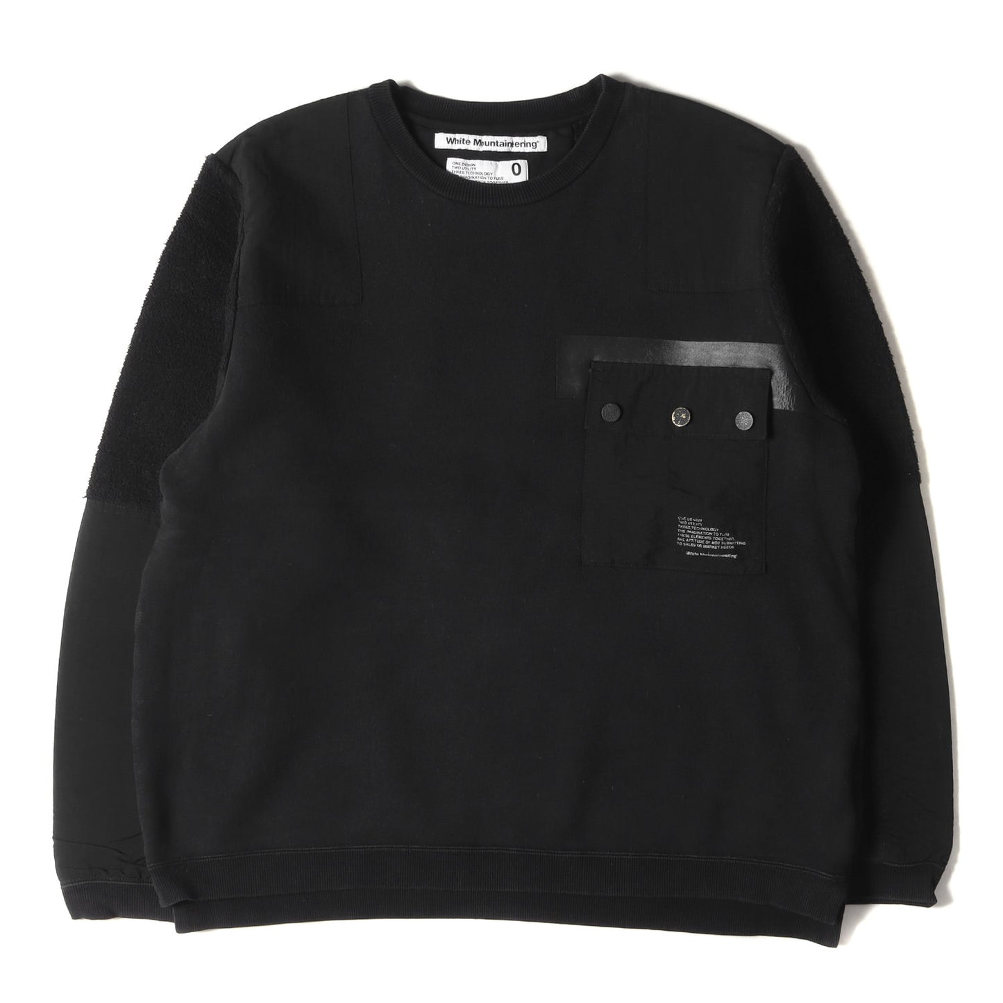 19AW パッチド スウェット シャツ (PATCHED SWEATSHIRT WM1973510) / トレーナー プルオーバー 裏起毛