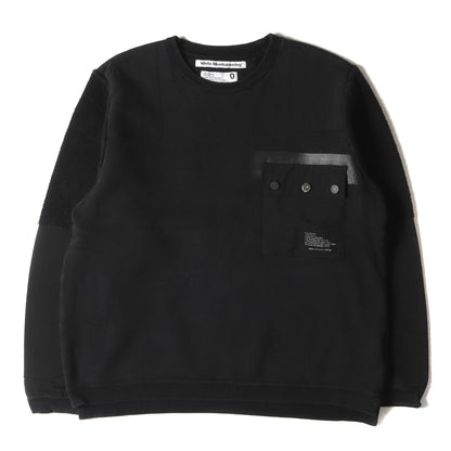 19AW パッチド スウェット シャツ (PATCHED SWEATSHIRT WM1973510) / トレーナー プルオーバー 裏起毛