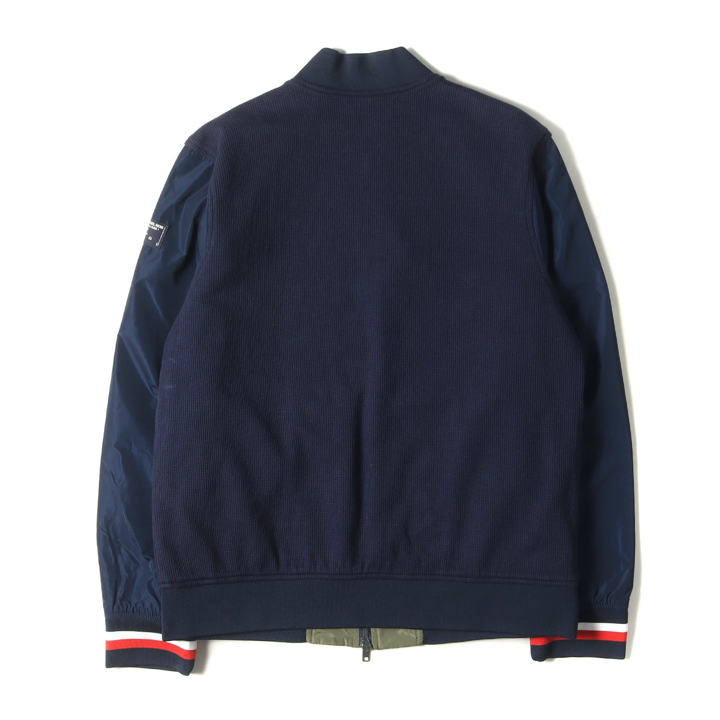 19SS コットン コンビ リバーシブル ナイロン ジップ ブルゾン / ボンバー ジャケット