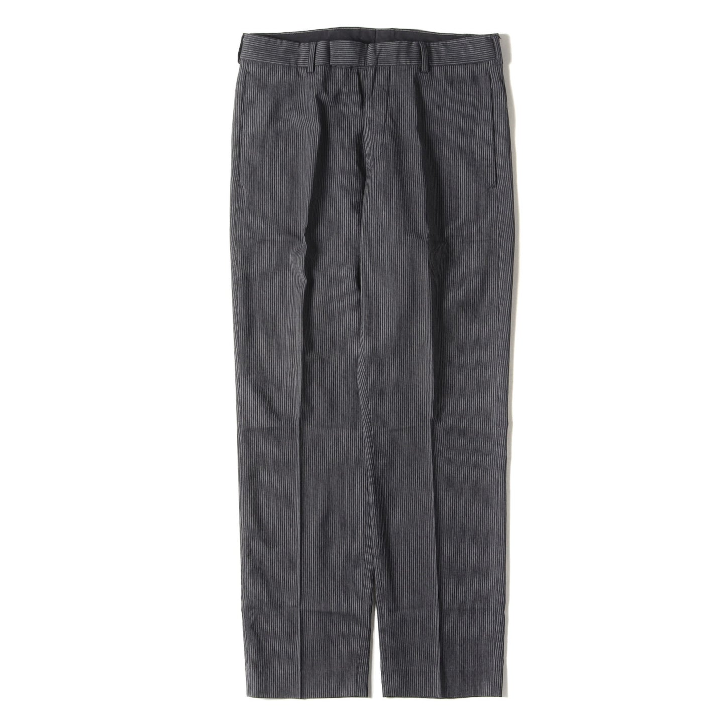 ストライプ ストレッチ ウール スラックス パンツ (433C107A3578) / トラウザー モード