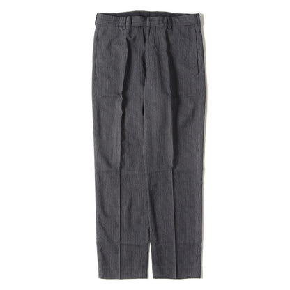 ストライプ ストレッチ ウール スラックス パンツ (433C107A3578) / トラウザー モード