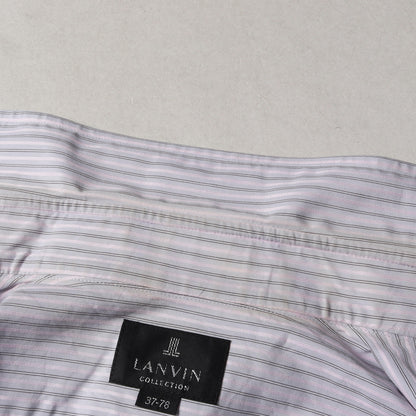 ストライプ コットン ドレス シャツ / 長袖 ビジネス フォーマル