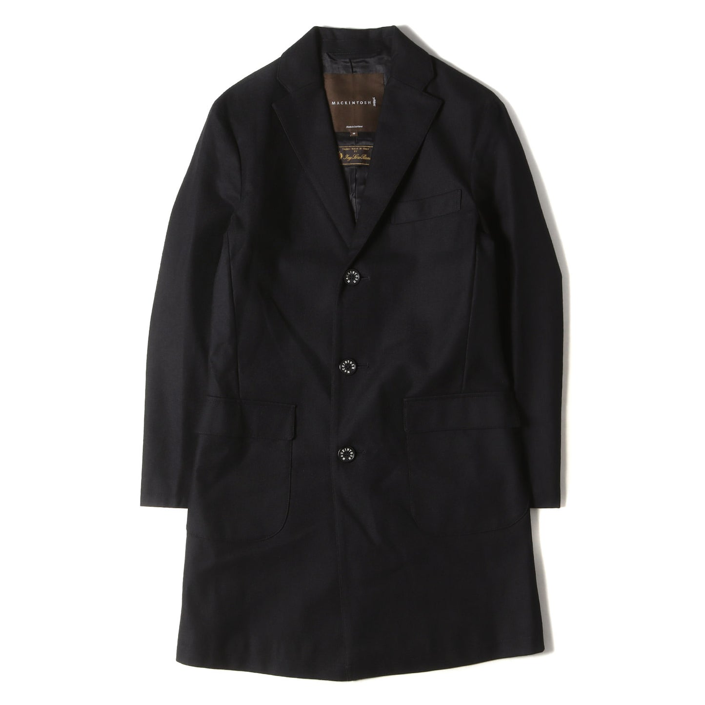 × LORO PIANA ウール ツイル 3B チェスター コート / ビジネス フォーマル