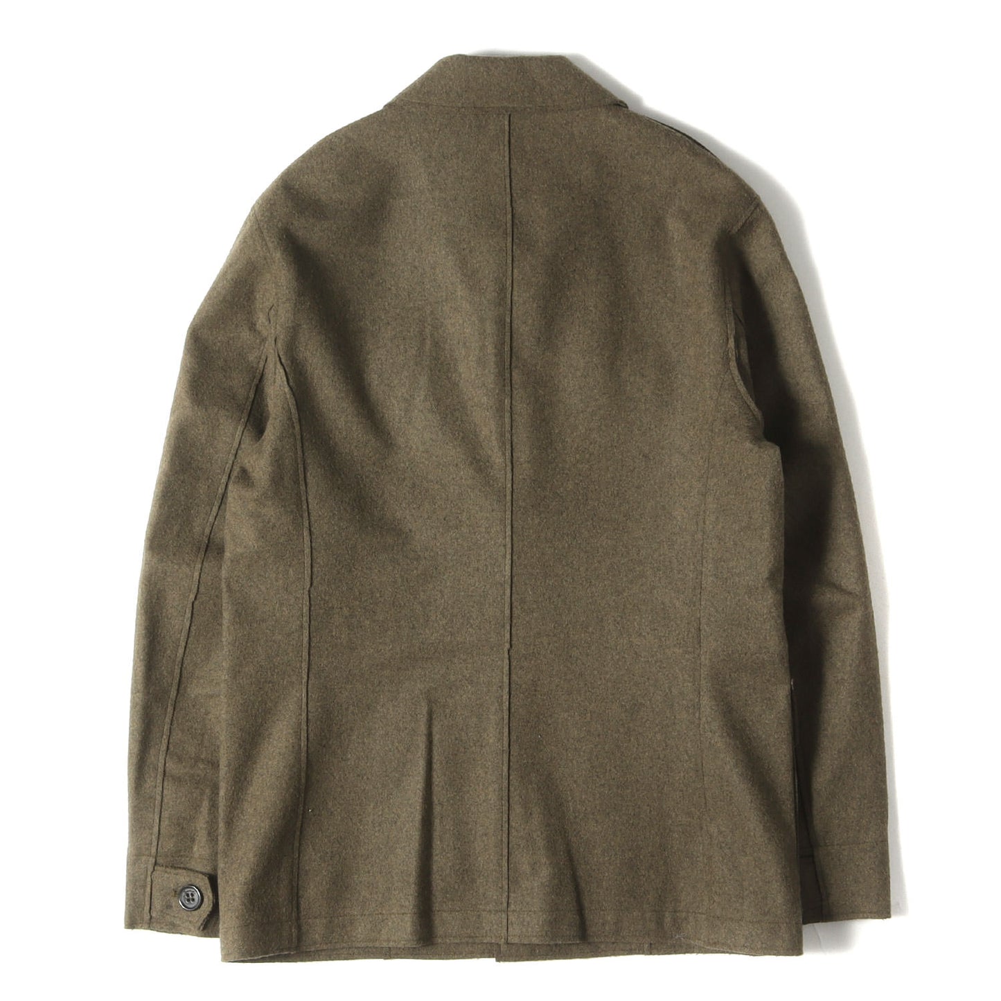 メランジ ウール ミリタリー シャツ ジャケット / ブルゾン アウター 羽織 定番 ベーシック イタカジ MADE IN ITALY