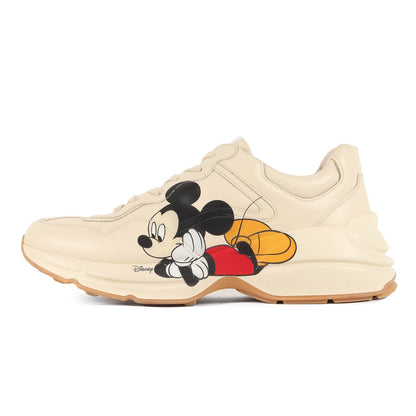 20SS × Disney Mickey Mouse ローカット レザー スニーカー (601370) / RYTHON ライトン ダッド