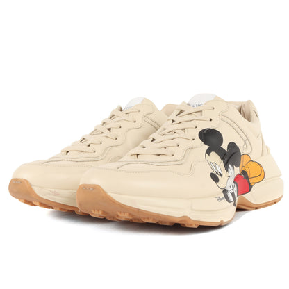 20SS × Disney Mickey Mouse ローカット レザー スニーカー (601370) / RYTHON ライトン ダッド