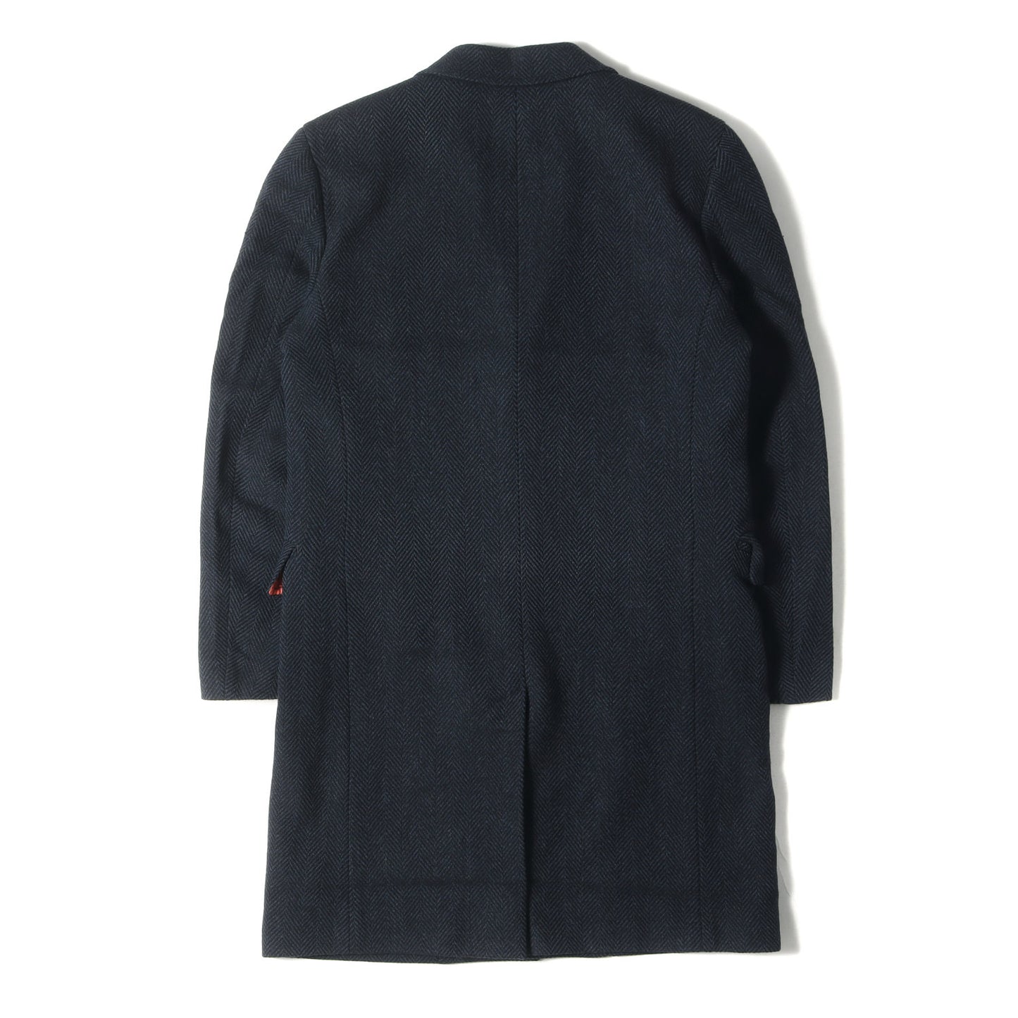 キャメル混 カシミヤウール ヘリンボーン ツイード 3B チェスター コート (SINGLE CHESTER COAT 273115 690R)