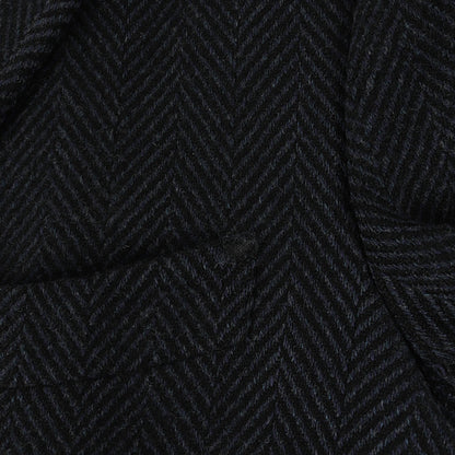 キャメル混 カシミヤウール ヘリンボーン ツイード 3B チェスター コート (SINGLE CHESTER COAT 273115 690R)